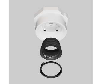 Рамка (светильник) скрытого монтажа лампочек и LED модулей MR16 в натяжной потолок Anello Lightstar 112007