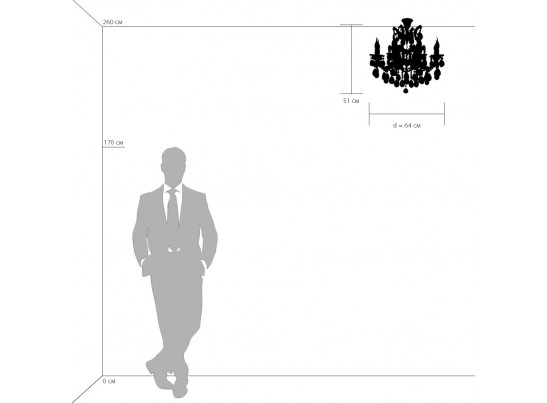 Люстра подвесная Champa nero Osgona 879087 в Набережных Челнах