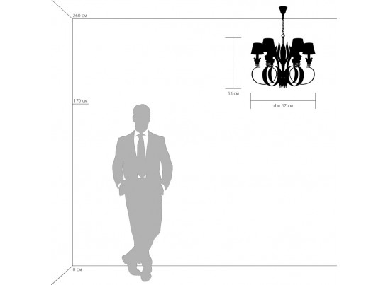 Люстра подвесная Antique Lightstar 783061 в Набережных Челнах