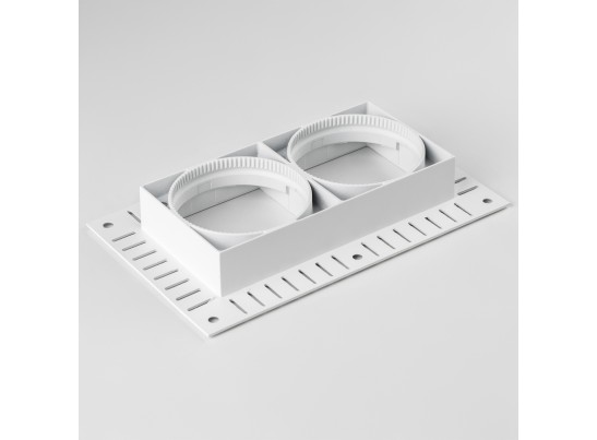 Рамка двойная квадратная скрытого монтажа для светодиодных модулей 0750хх STELLA Lightstar 075226-01 в Набережных Челнах