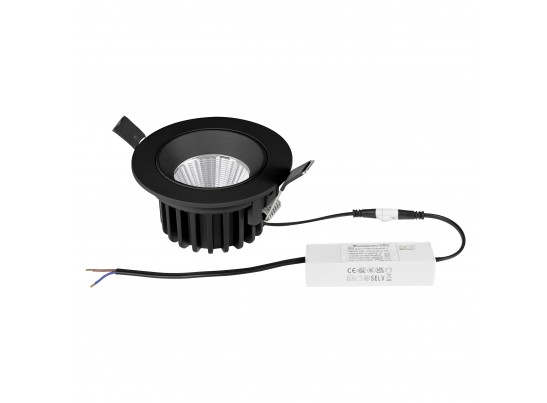 Светильник встраиваемый поворотный 10W 1310Lm 38G черный Soffi IP65 Lightstar 212447IP65 в Набережных Челнах