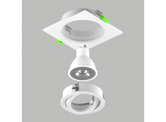 Светильник встраиваемый MR16/GU10 max 1x12Вт Singo Base Lightstar 011615 в Набережных Челнах