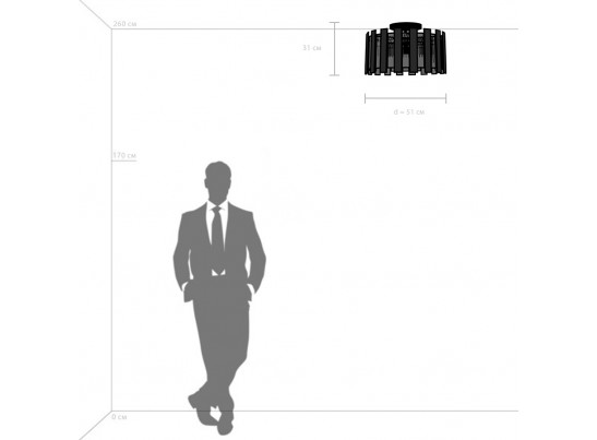 Люстра потолочная Agave Lightstar 712052 в Набережных Челнах