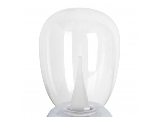 Настольная лампа диммируемая 10W 3000K прозрачный/хром Uovo III Lightstar 807904 в Набережных Челнах