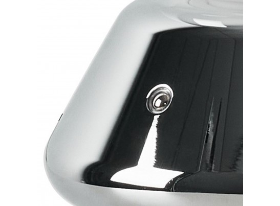 Настольная лампа диммируемая 10W 3000K прозрачный/хром Uovo III Lightstar 807904 в Набережных Челнах