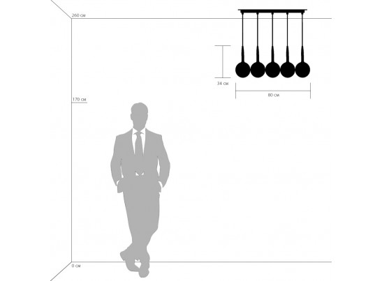 Подвес Globo Lightstar 803080 в Набережных Челнах