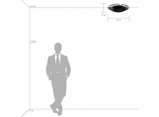 Плафон потолочный Murano Lightstar 601050 в Набережных Челнах