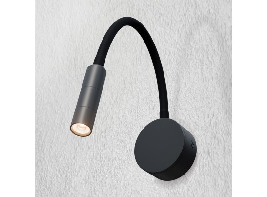 Бра 3W 145LM 3000K, черный Omega Lightstar 200137 в Набережных Челнах