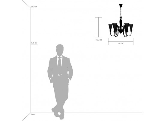 Люстра подвесная Torcia Lightstar 780060 в Набережных Челнах