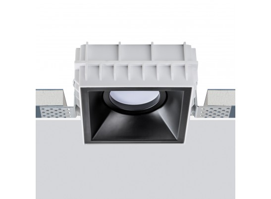 Комплект из светильника и рамки DOMINO QUAD MR16 ЧЁРНЫЙ в Набережных Челнах