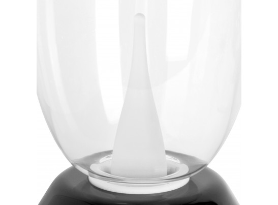 Настольная лампа диммируемая 10W 3000K прозрачный/черный Uovo III Lightstar 807907 в Набережных Челнах