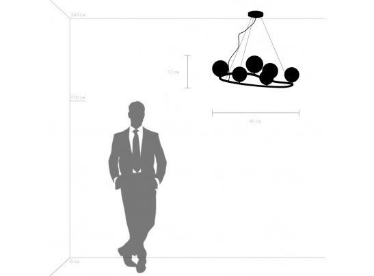 Люстра подвесная Croco Lightstar 815360 в Набережных Челнах