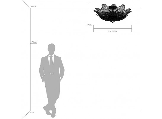 Люстра потолочная Riccio Osgona 705182 в Набережных Челнах
