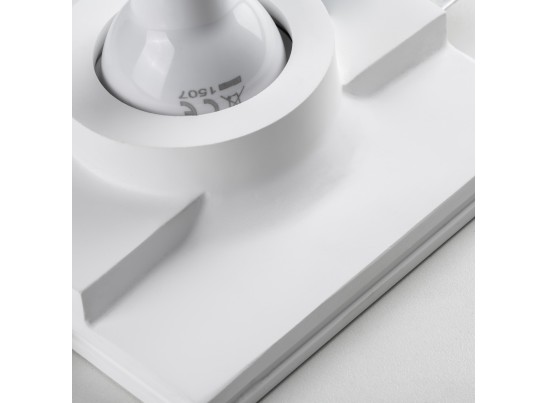 Светильник встраиваемый гипсовый скрытой установки д/гипсокартонного потолка с малозаметной фиксирующей пружиной MR16 GU10 Anello 002000 в Набережных Челнах