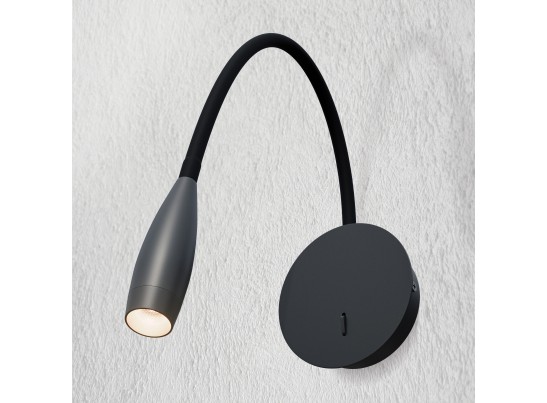 Бра 3W 160LM 3000K, черный Omega Lightstar 200337 в Набережных Челнах