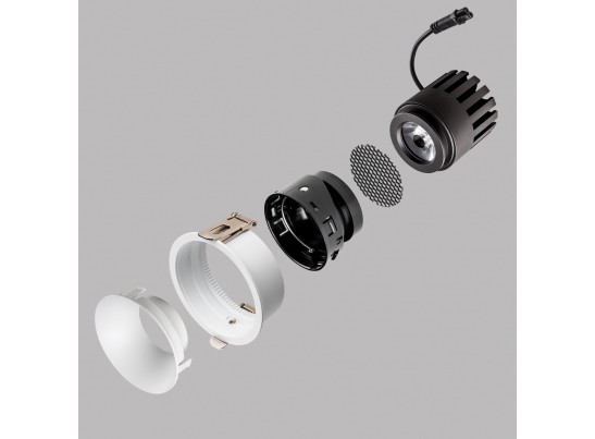 Модуль профессиональный светодиодный диммируемый 7W/12W 4000K в сборе с суппортом с углом наклона до 30° STELLA PRO Lightstar 075094 в Набережных Челнах