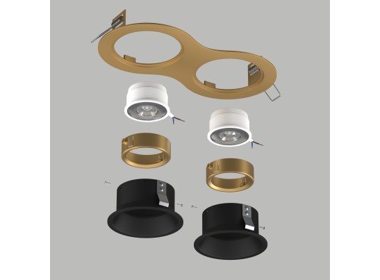 Комплект со светильником Domino Lightstar D6230707GMOD в Набережных Челнах