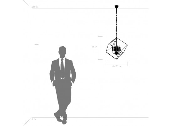 Люстра подвесная Gabbia Lightstar 732367 в Набережных Челнах