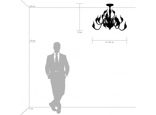Люстра потолочная Cigno Collo Lightstar 751182 в Набережных Челнах