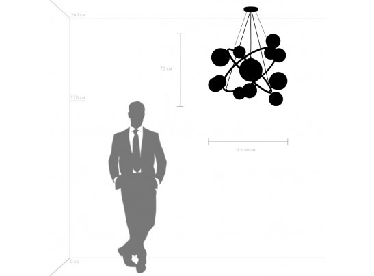 Люстра подвесная Croco Lightstar 815417 в Набережных Челнах