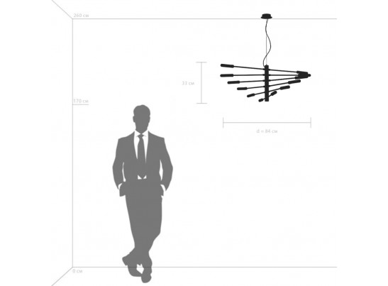 Люстра подвесная Ragno Lightstar 733127 в Набережных Челнах