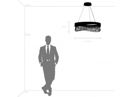 Люстра подвесная Helio Lightstar 703163 в Набережных Челнах