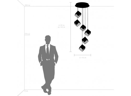 Подвес Qubica Lightstar 805569 в Набережных Челнах