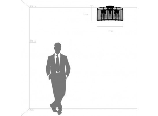 Люстра потолочная Genni Lightstar 798287 в Набережных Челнах