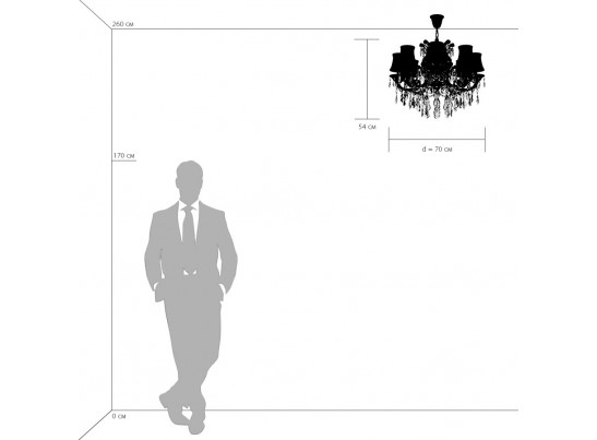 Люстра подвесная Princia Osgona 726081 в Набережных Челнах