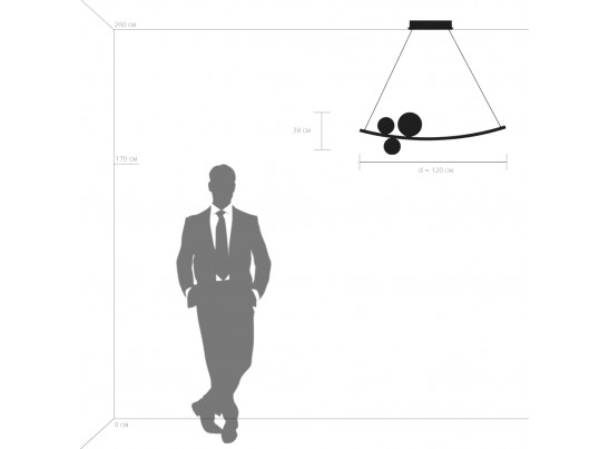 Люстра подвесная Croco Lightstar 815436 в Набережных Челнах