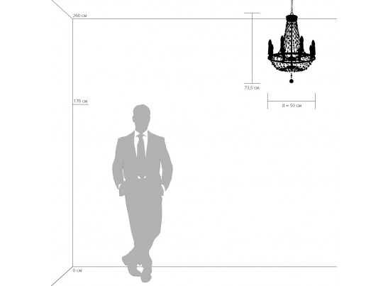 Люстра подвесная Castello Lightstar 744088 в Набережных Челнах