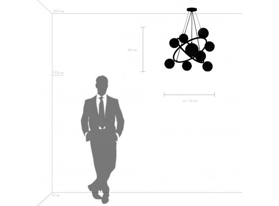 Люстра подвесная Croco Lightstar 815390 в Набережных Челнах