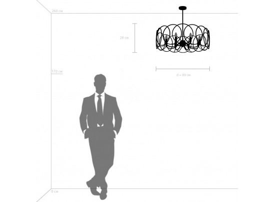 Люстра потолочная Regolo Lightstar Premium 713083 в Набережных Челнах