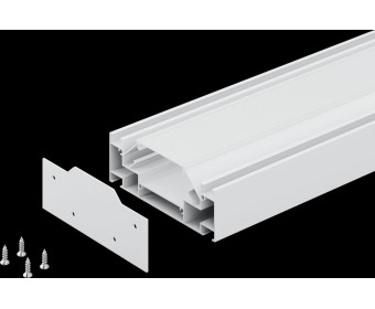 Профиль встраиваемый в натяжной потолок под LED ленту до 30мм либо под трек Barra  (1упаковка=6шт) Barra Base Lightstar 502430-6AI