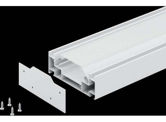 Профиль встраиваемый в натяжной потолок под LED ленту до 30мм либо под трек Barra (1упаковка=6шт) Barra Base Lightstar 502430-6AI в Набережных Челнах