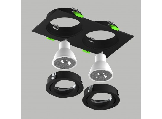 Светильник встраиваемый MR16/GU10 max 1x12Вт Singo Base Lightstar 011626 в Набережных Челнах