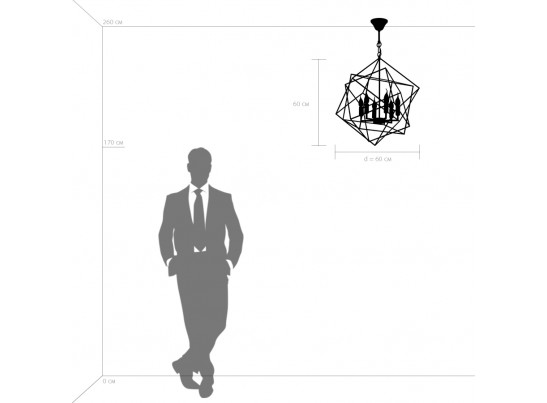 Люстра подвесная Gabbia Lightstar 732267 в Набережных Челнах