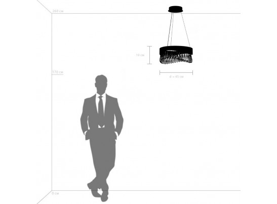 Люстра подвесная Helio Lightstar 703143 в Набережных Челнах