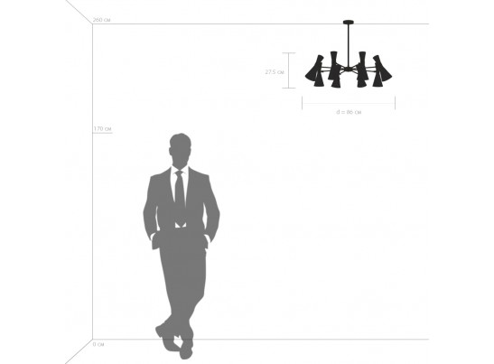 Люстра потолочная Dumo Lightstar 816081 в Набережных Челнах