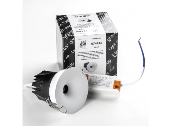 Светильник светодиодный встраиваемый высокого качества света с низким уровнем дискомфорта 074246 в Набережных Челнах