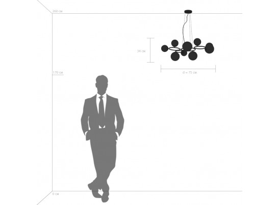 Люстра подвесная Globo Lightstar 815097 в Набережных Челнах