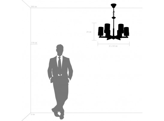 Люстра подвесная Cero Lightstar 731067 в Набережных Челнах
