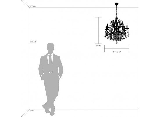 Люстра подвесная Elegante Osgona 708084 в Набережных Челнах