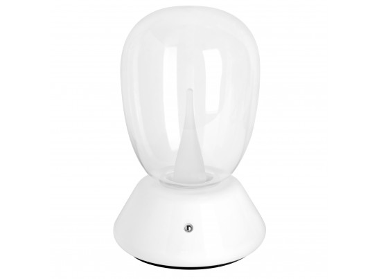 Настольная лампа диммируемая 10W 3000K прозрачный/белый Uovo III Lightstar 807906 в Набережных Челнах