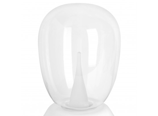 Настольная лампа диммируемая 10W 3000K прозрачный/белый Uovo III Lightstar 807906 в Набережных Челнах