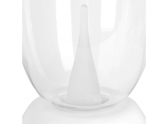 Настольная лампа диммируемая 10W 3000K прозрачный/белый Uovo III Lightstar 807906 в Набережных Челнах