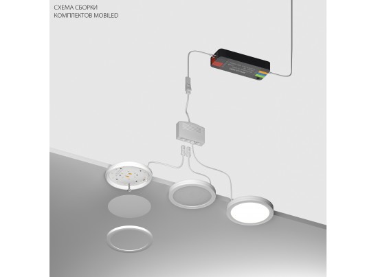 Комплект со светильником Mobiled 12V 12W 780LM Mobiled Lightstar 036330-4 в Набережных Челнах