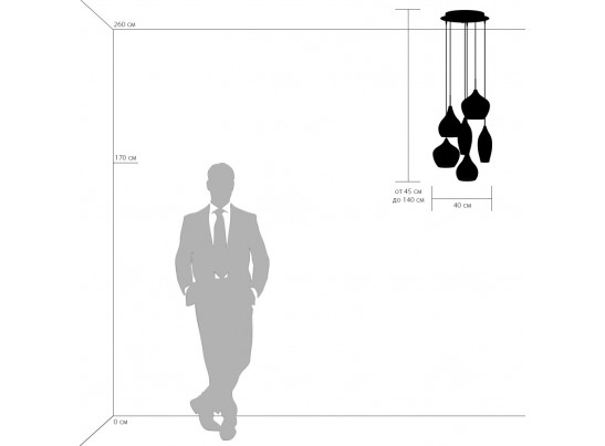 Подвес Pentola Lightstar 803068 в Набережных Челнах