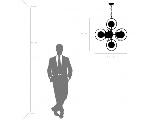 Люстра подвесная Alfa Lightstar 745077 в Набережных Челнах