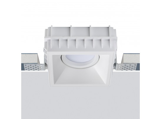 Комплект из светильника и рамки DOMINO QUAD MR16 БЕЛЫЙ в Набережных Челнах